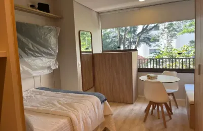 Atraente studio para venda e locação em campo belo com 1 quarto, sendo 1 suíte, 25m²