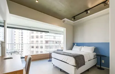 Confortável apartamento tipo para venda em vila nova conceição com 1 quarto, sendo 1 suíte, 32m²
