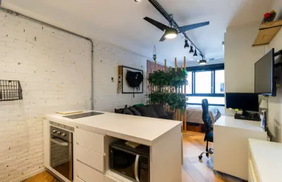 Atraente studio para venda em mirandópolis com 1 quarto, sendo 1 suíte, 31m²