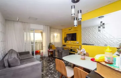 Confortável apartamento tipo para venda em vila andrade com 2 quartos, sendo 1 suíte, 69m²