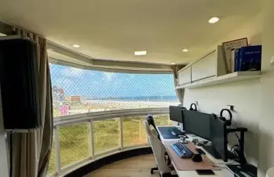 Apartamento 2 suítes frente mar no ed. salvador suites residence