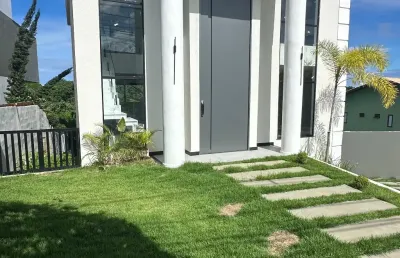 Casa em condomínio fechado com 4 quartos à venda na Rua Caraíva, 00, Abrantes, Camaçari