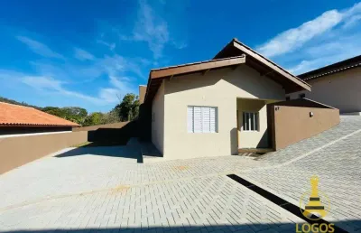 Casa com 2 dormitórios em condomínio fechado à venda, 74 m² por r$ 590.000 - ribeirão dos porcos - atibaia/sp