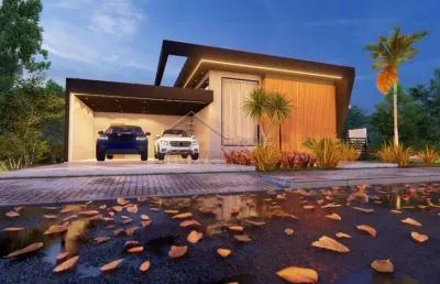 Linda casa térrea (em construção),  com arquitetura moderna e planta maravilhosa