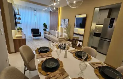 Apartamento 02 quartos com suíte novo e mobiliado à venda, jardim da penha, vitória, es