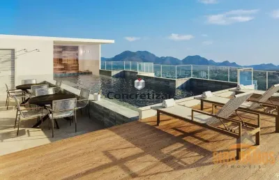 Lançamento quadra do mar 2 e 3 quartos (1 suíte) residencial napoli praia do morro, guarapari/es (prev. 03/25)