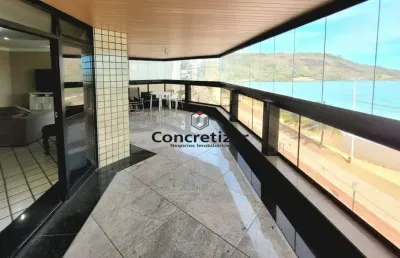 Apartamento frente para o mar 4 quartos 2 suítes praia do morro, guarapari/es