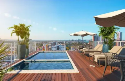 Apartamento 2 quartos na av. oceânica, praia do morro, guarapari-es.