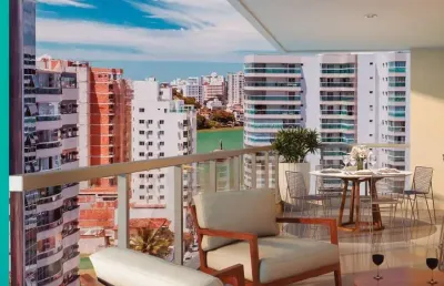 Apartamento com 2 quartos na praia do morro, guarapari-es