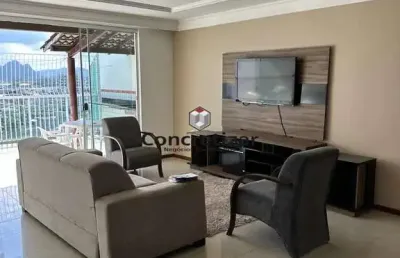 Imperdível cobertura à venda em guarapari-es, praia do morro! 3 quartos, 1 suíte, 2 salas, 2 vagas de garagem, 163m²!