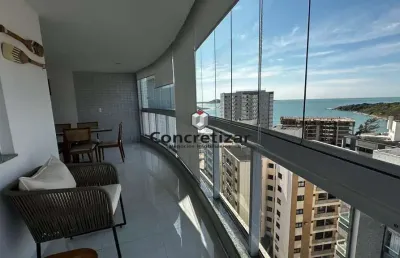 Apartamento de luxo na praia do morro: 3 quartos, 1 suíte, 2 banheiros, 3 vagas de garagem, 100 m² - guarapari-es