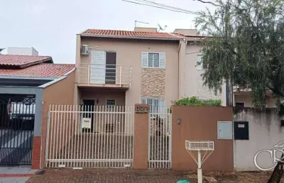 Sobrado com 3 dormitórios à venda, 142 m² - terra bonita - londrina/pr