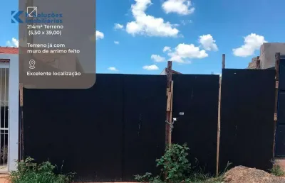 Terreno à venda, 214 m² por r$ 220.000 - alto paraiso - bauru/sp