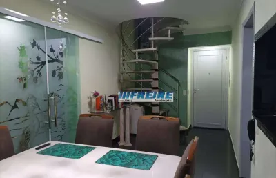 Cobertura com 2 dormitórios à venda, 105 m² por r$ 698.000,00 - casa branca - santo andré/sp