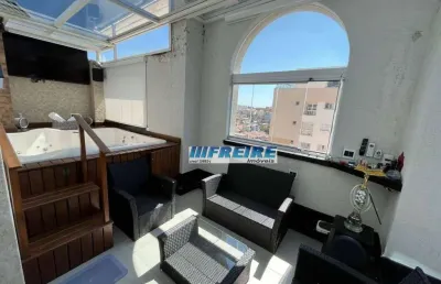 Cobertura com 2 dormitórios à venda, 145 m² por r$ 1.200.000,00 - olímpico - são caetano do sul/sp