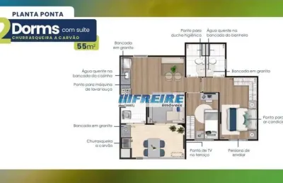 Apartamento com 2 dormitórios à venda, 55 m² por r$ 529.000,00 - campestre - santo andré/sp