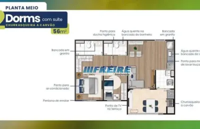 Apartamento com 2 dormitórios à venda, 56 m² por r$ 522.500,00 - campestre - santo andré/sp