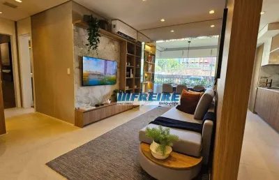 Apartamento com 2 dormitórios à venda, 74 m² por r$ 771.000,00 - jardim - santo andré/sp