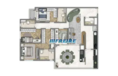 Apartamento à venda, 126 m² por r$ 1.310.000,00 - jardim - santo andré/sp
