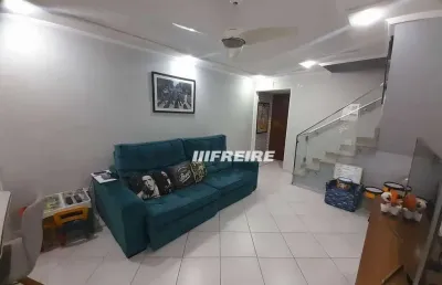 Cobertura com 3 dormitórios à venda, 140 m² por r$ 800.000 - santa paula - são caetano do sul/sp
