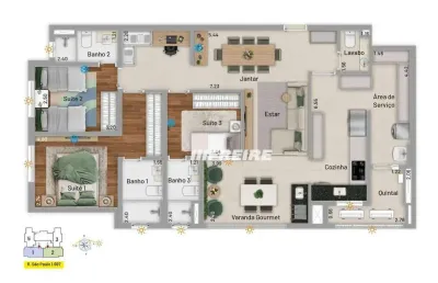 Apartamento com 3 dormitórios à venda, 110 m² por r$ 1.830.000 - santa paula - são caetano do sul/sp