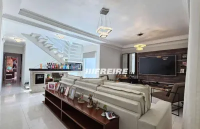 Sobrado com 4 dormitórios à venda, 300 m² por r$ 2.200.000,00 - santa paula - são caetano do sul/sp