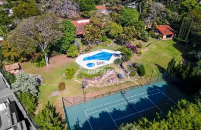 Chácara com 5 dormitórios à venda, 6414 m² por r$ 7.800.000,00 - vila santista - atibaia/sp