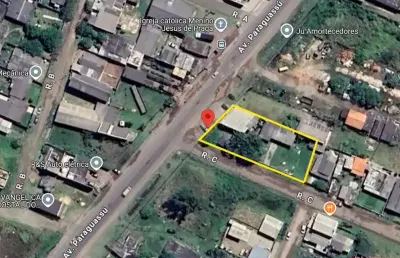 Terreno de esquina à venda na av. paraguassú – bairro riviera, imbé