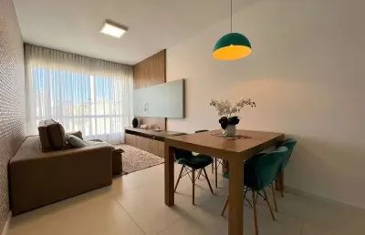 Apartamento mobiliado com suíte no centro de tramandaí