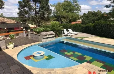 Casa térrea com 4 suítes  -  recanto suiço  -  vargem grande paulista