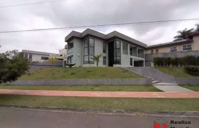 Condomínio reserva santa maria - casa com 5 dormitórios, 475 m² - venda por r$ 3.300.000 ou aluguel por r$ 20.000/mês - jardim do golf i - jandira/sp