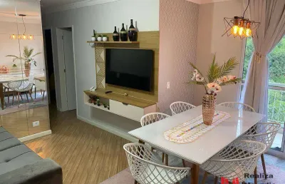 Apartamento com 2 dormitórios à venda, 53 m² por r$ 299.999,00 - granja viana - cotia/sp