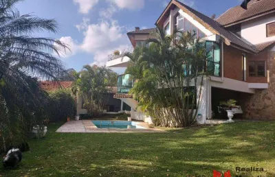 Casa com 4 dormitórios - 2 suítes - varanda - piscina  -  aldeia da serra  -  barueri