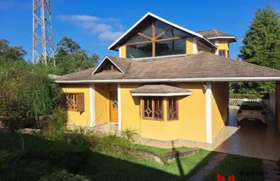 Linda casa / chácara 1 200 m² - 3 dormitórios - 1 suíte  -  chácara das rosas  -  cotia