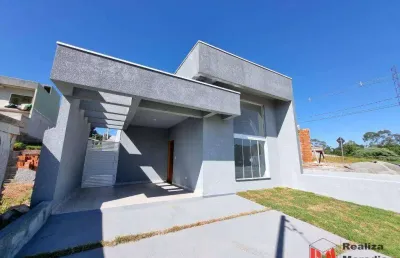 Casa terrea nova com 2 quartos à venda, 110 m² por r$ 650.000 - lago dos pássaros - cotia/sp