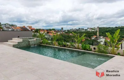 Casa com 4 suites à venda, 486 m² por r$ 4.620.000 - granja viana - cotia/sp