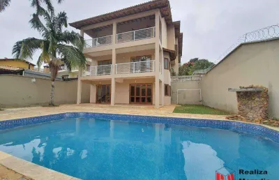 Casa ampla, com piscina e 3  dormitórios à venda, 498 m² por r$ 2.500.000 - granja viana - cotia/sp