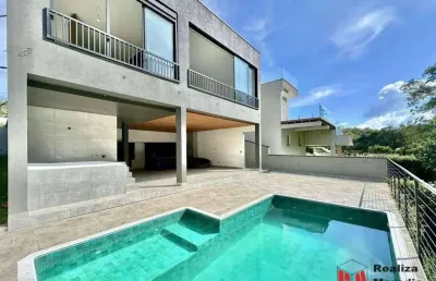 Condomínio reserva santa maria zero km, 5 suítes, piscina, jacuzzi e gourmet!