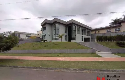 Condomínio reserva santa maria - casa com 5 dormitórios, 475 m² - venda por r$ 3.300.000 ou aluguel por r$ 20.000/mês - jardim do golf i - jandira/sp