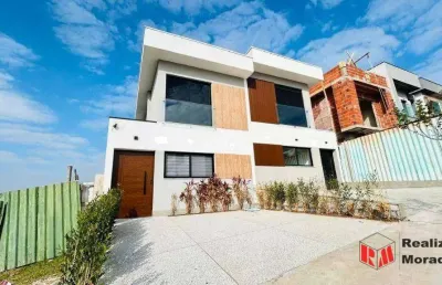 Condomínio the square village -  casa com 3 dormitórios à venda, 124 m² por r$ 1.350.000 - granja viana - - cotia/sp