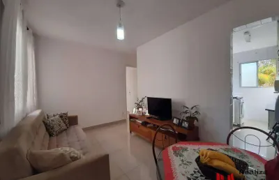 Apartamento com dois dormitórios, segundo andar, jardim da glória, cotia, sp