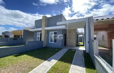 Casa de 2 dormitórios a 350m do mar na zona nova em tramandaí