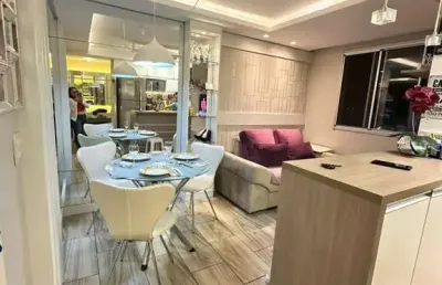 Apartamento mobiliado à venda em canoas, mato grande - pq. canoas allegro