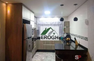 Sobrado à venda, 136 m² por r$ 620.000,00 - santa maria - santo andré/sp