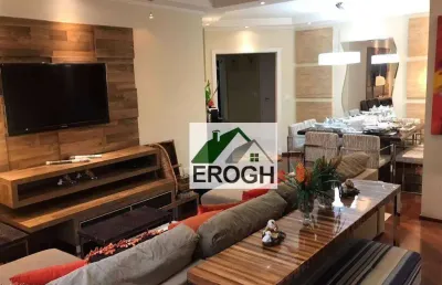 Amplo apartamento com 3 suítes  à venda, 150 m² por r$ 990.000 - vila valparaíso - santo andré/sp