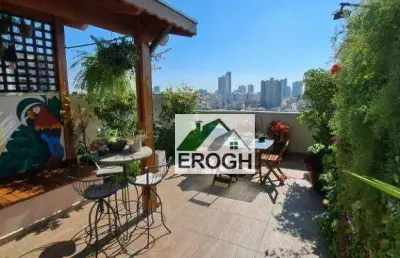 Cobertura com 2 dormitórios à venda, 120 m² por r$ 675.000,00 - santa maria - santo andré/sp