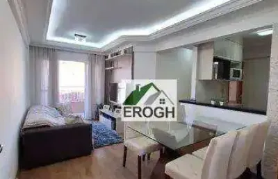 Apartamento com 2 dormitórios à venda, 60 m² por r$ 415.000 - nova petrpolis - são bernardo do campo/sp
