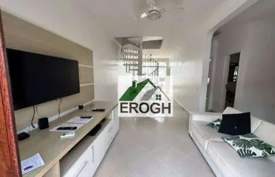 Casa com 3 dormitórios, condomínio costa do mar, 191 m² por r$ 1.000.000 - jardim três marias - guarujá/sp