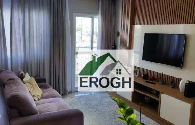 Apartamento à venda, 104 m² por r$ 905.000,00 - vila américa - santo andré/sp