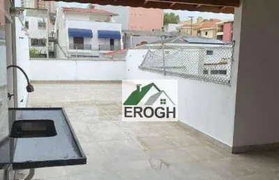 Cobertura à venda, 120 m² por r$ 555.000,00 - campestre - santo andré/sp